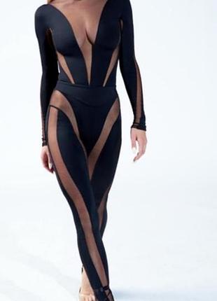 Нові модні брендові лосини легінси mugler h&amp;m