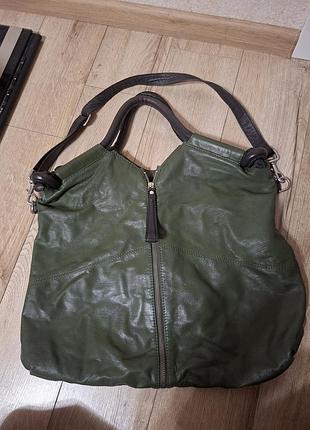 Шкіряний шопер betty jackson