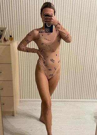 Боді комбідрес тату сіточка