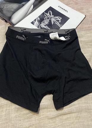 Puma нові базові чорні бавовняні чоловічі труси крутого бренду