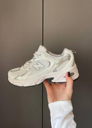 New balance 530 white silver