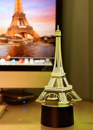 Сменная пластина для 3d светильников "эйфелева башня" 3dtoyslamp