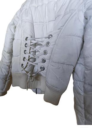 Melrose corset puffer jacket. 3