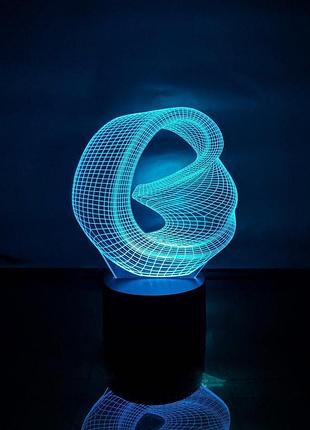 Змінна пластина для 3d-нічника "біскінченність" 3dtoyslamp