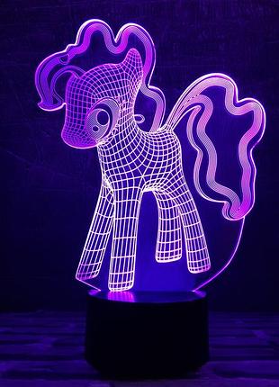 Сменная пластина для 3d ламп "my little pony" 3dtoyslamp