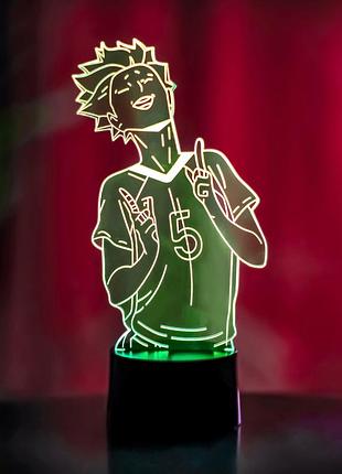 3d нічник "саторі тендо" (волічне зображення) + пульт дк + мережевий адаптер + батарейки (3ааа) 3dtoyslamp