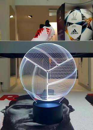 Змінна пластина для 3d-світильників "волейбольний м'яч" 3dtoyslamp