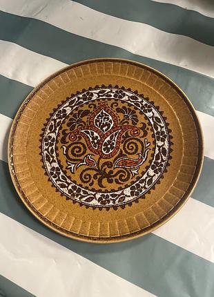 Вінтажна керамічна тарілка palissy