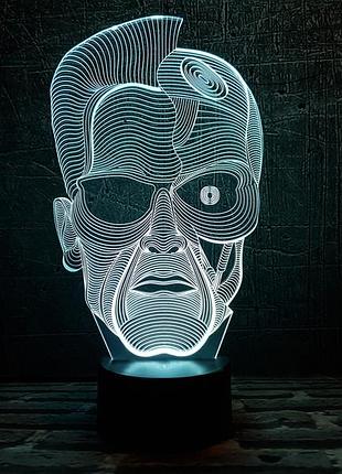 Змінна пластина для 3d-світильників "термінатор" 3dtoyslamp