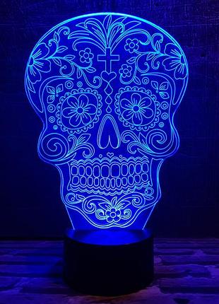 Змінна пластина для 3d-світильників "череп 2" 3dtoyslamp