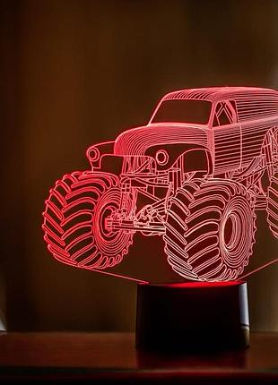 Сменная пластина для 3d светильников "автомобиль 38" 3dtoyslamp