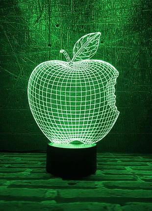 Сменная пластина для 3d светильников "apple" 3dtoyslamp
