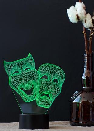 Сменная пластина для 3d светильников "маски" 3dtoyslamp