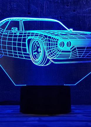 Сменная пластина для 3d светильников "автомобиль 29" 3dtoyslamp