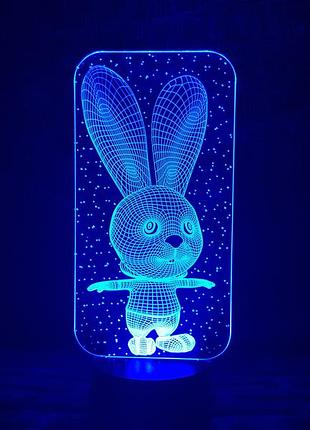 Сменная пластина для 3d ламп "зайчик" 3dtoyslamp