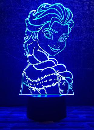 Сменная пластина для 3d ламп "холодное сердце 2" 3dtoyslamp