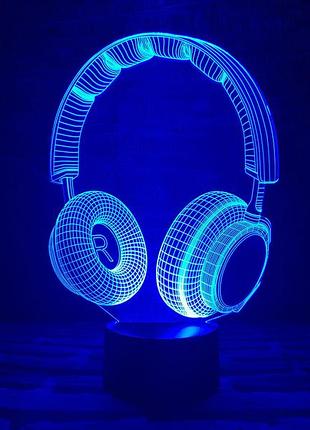 Сменная пластина для 3d светильников "наушники" 3dtoyslamp