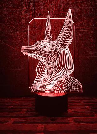 Змінна пластина для 3d-світильників "анубіс" 3dtoyslamp