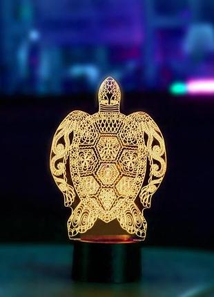 Сменная пластина для 3d светильников "черепаха" 3dtoyslamp