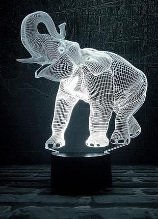 Змінна пластина для 3d-нічника "слон" 3dtoyslamp