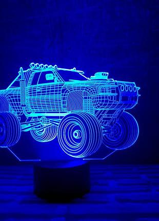 Змінна пластина для 3d-світильників "автомобіль 4" 3dtoyslamp
