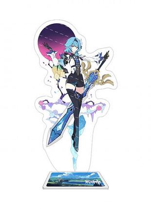Акрилова фігурка genshin impact "еола 4" 15 см 3dtoyslamp