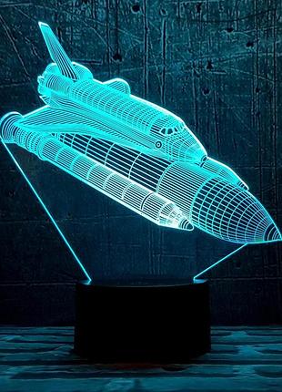 Сменная пластина для 3d светильников "шатл" 3dtoyslamp