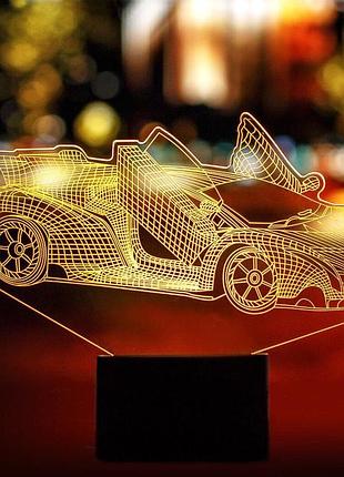 Сменная пластина для 3d светильников "автомобиль 39" 3dtoyslamp