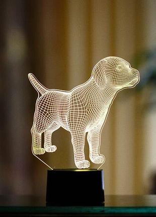 Сменная пластина для 3d светильников "лабрадор" 3dtoyslamp