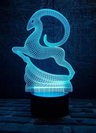 Сменная пластина для 3d ламп "золотая антилопа" 3dtoyslamp