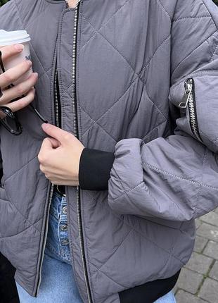 Бомбер куртка 3