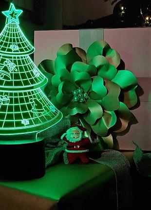Змінна пластина для 3d-світильників "ялинка" 3dtoyslamp