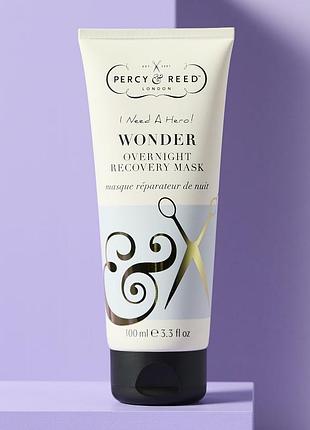 Percy & reed wonder overnight recovery mask — нічна відновлююча маска для сухого волосся, 100 мл | made in uk