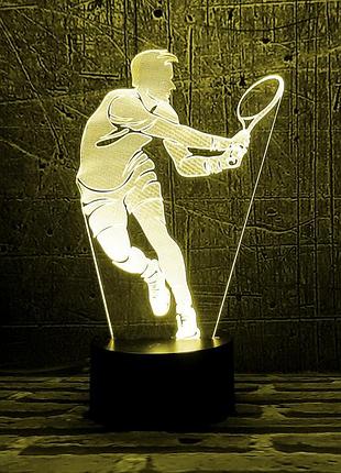 Сменная пластина для 3d светильников "теннисист" 3dtoyslamp