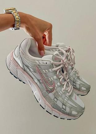 Жіночі кросівки nike p-6000 white elemental pink