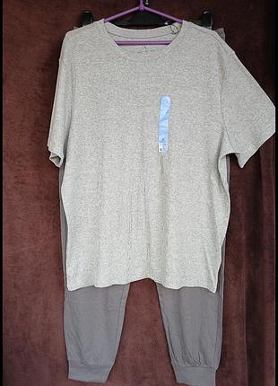 Костюм мужской домашний серый, eur l,42-44