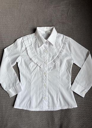 Сорочка біла для дівчинки святкова