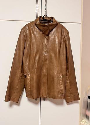Шкірна куртка шкірянка вінтажна