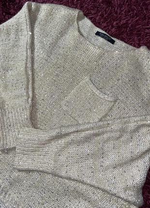 Свитер с пайетками select