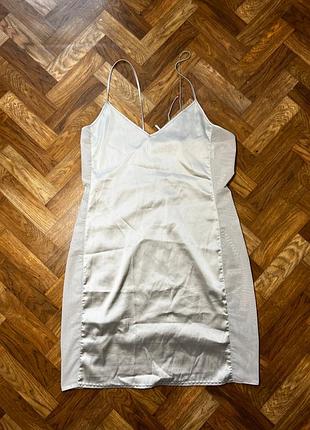 Нічна сукня ночнушка h&m чорна біла