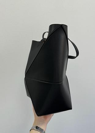Сумка medium puzzle leather tote bag😌 8