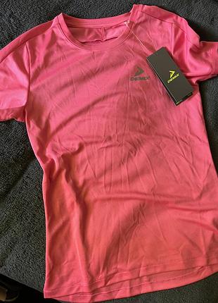 Футболка demix нова рожевого кольору, розмір s/44