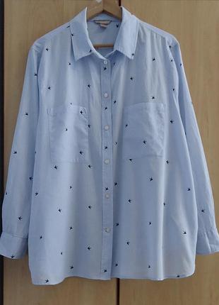 Cупер брендова сорочка блуза блузка бавовна р. 56-60