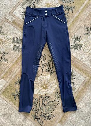 Жіночі штани для верхової їзди (бриджі) з неповною селиконовою леєю від бренду fouganza,