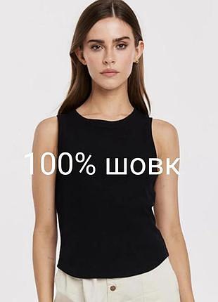 Шовкова трикотажна майка