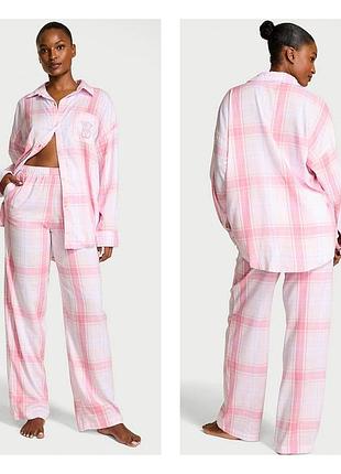 Victoria´s victorias secret виктория сикрет пижама костюм для дома, сна modal-cotton long pajama set