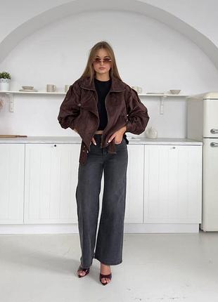 Куртка косуха еко замша