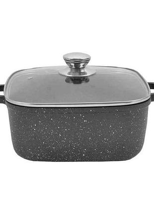 Каструля 5,2л (cast) ант.покр. marble mr-2424 тм maestro