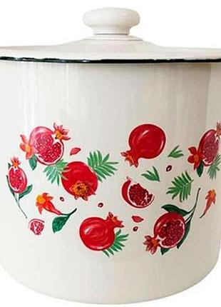 Каструля ем. 7л /2 циліндрична гранат (молочна) i1620/2 тм idilia