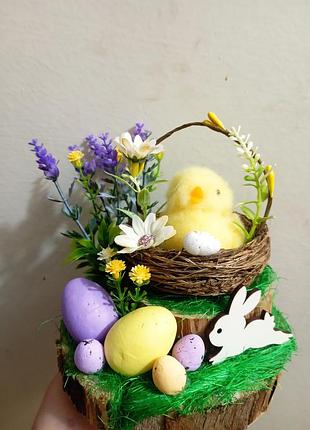 Пасхальная композиция, большая поработка в школу и садик